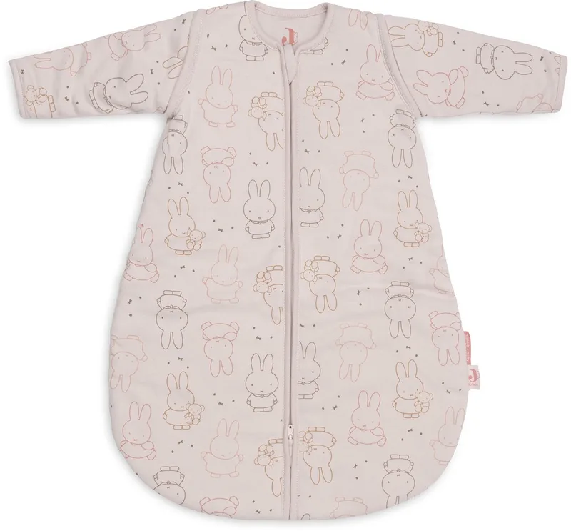 Slaapzak met afritsbare mouw 60cm Miffy Moments by Jollein in Silk Rose – product photo