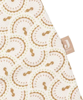 Slaapzak met afritsbare mouw 70cm Soft Plumes de Jollein en Multicolore – photo produit 4 sur 4