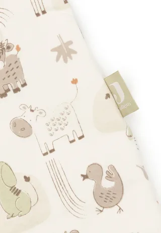 Slaapzak met afritsbare mouw 90cm Barn Buddies de Jollein en Multicolore – photo produit 4 sur 4