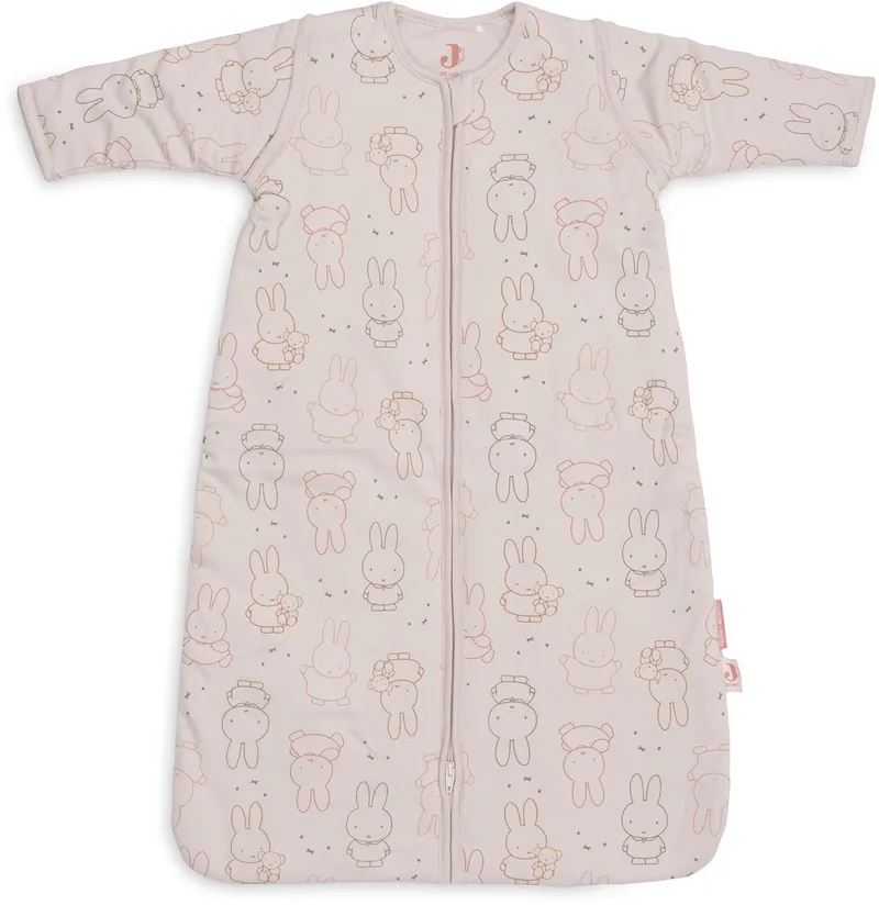 Slaapzak met afritsbare mouw 90cm Miffy Moments by Jollein in Silk Rose – product photo