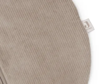 Slaapzak met afritsbare mouw Rond 110cm Rib de Jollein en Milky Coffee – photo produit 3 sur 4