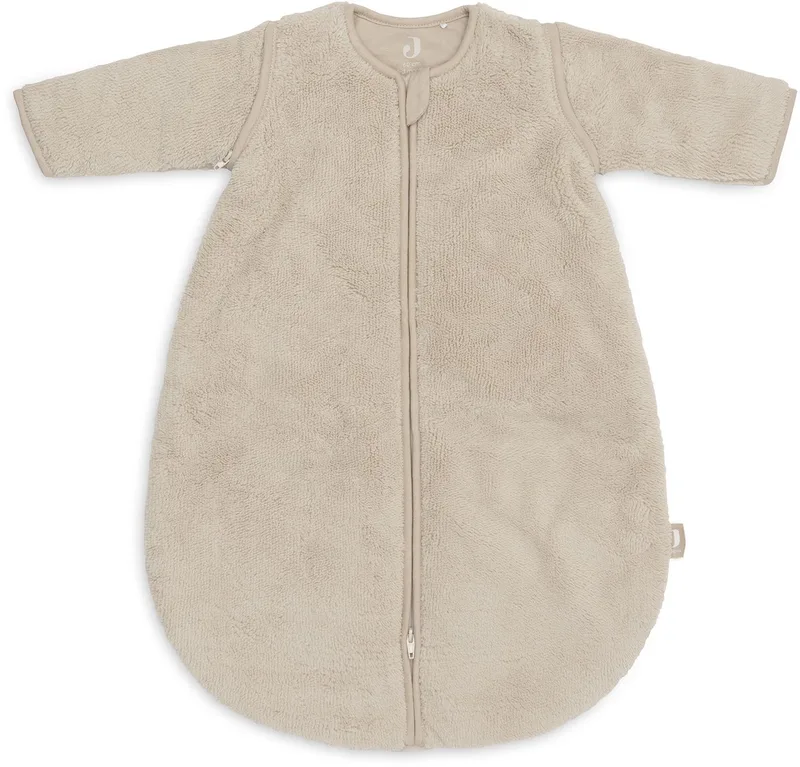 Slaapzak met afritsbare mouw Rond 60cm Fluffy by Jollein in Sand – product photo