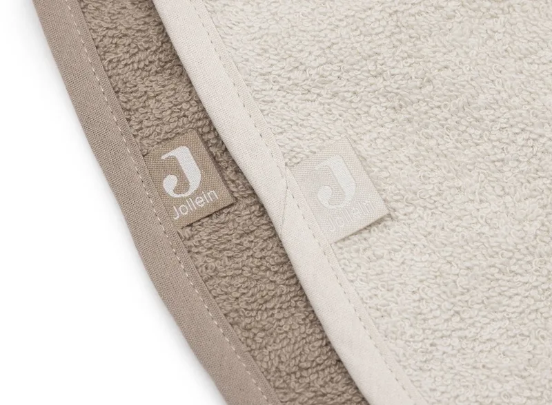 Slab Badstof Sand/Milky Coffee (2pack) fra Jollein i Flerfarvet – produktbillede 4 af 4