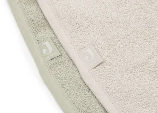 Slab Badstof Soft Matcha/Sand (2pack) de Jollein en Multicolore – photo produit 4 sur 4