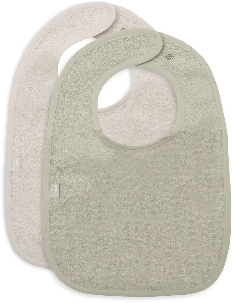 Slab Badstof Soft Matcha/Sand (2pack) by Jollein in Multicolour – product photo