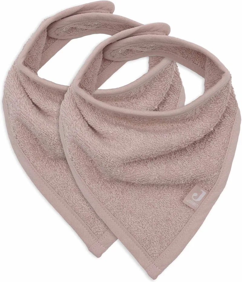 Slab Bandana Badstof Wild Rose (2pack) by Jollein in Terry Do not bleach – product photo