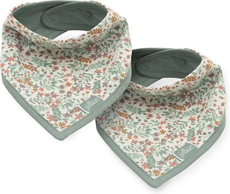Slab Bandana (Bloom) - Katoen - Slabbetjes Baby - 2 Stuks - 24,50 cm by Jollein in Multicolour – product photo