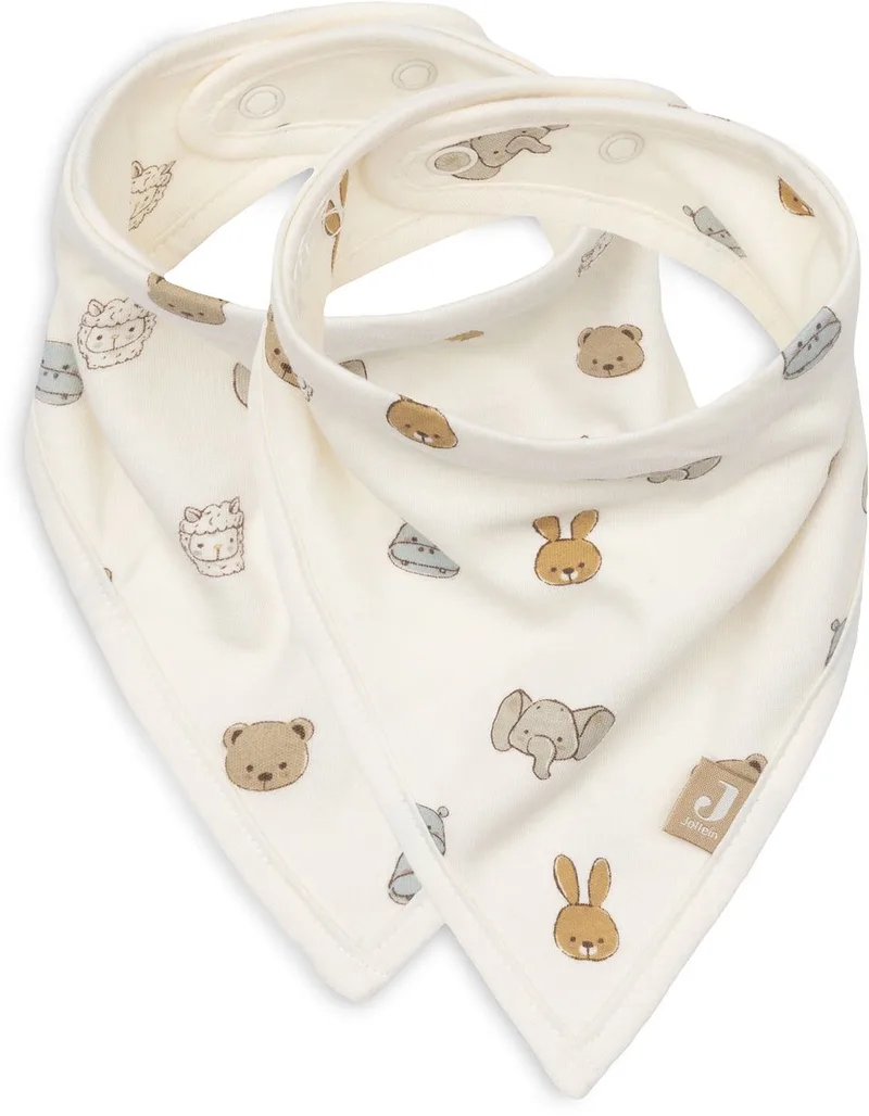 Slab Bandana Jollies (2pack) by Jollein in Multicolour – product photo