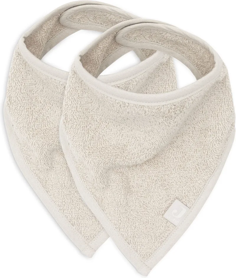 Slab Bandana Nougat (2pack) van Jollein in Do not bleach – productfoto