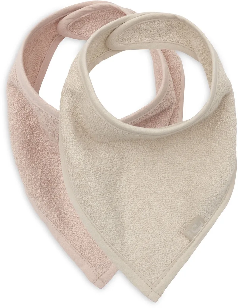 Slab Bandana Silk Rose/Sand (2pack) by Jollein in Multicolour – product photo