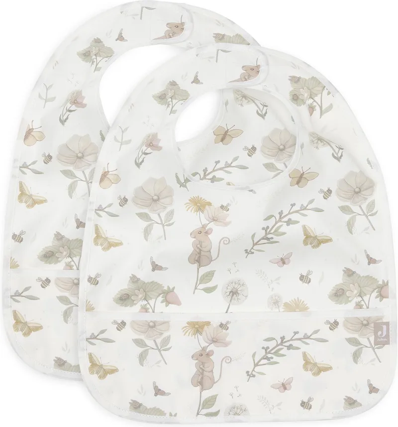 Slab Waterproof (2pack) fra Jollein i Dreamy Mouse – produktbillede