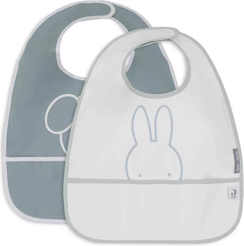 Slab Waterproof (2pack) by Jollein in Miffy Peekaboo Sea Green – product photo