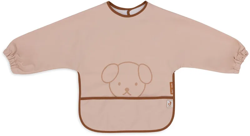 Slab Waterproof met Mouw fra Jollein i Miffy Peekaboo Wild Rose – produktbillede