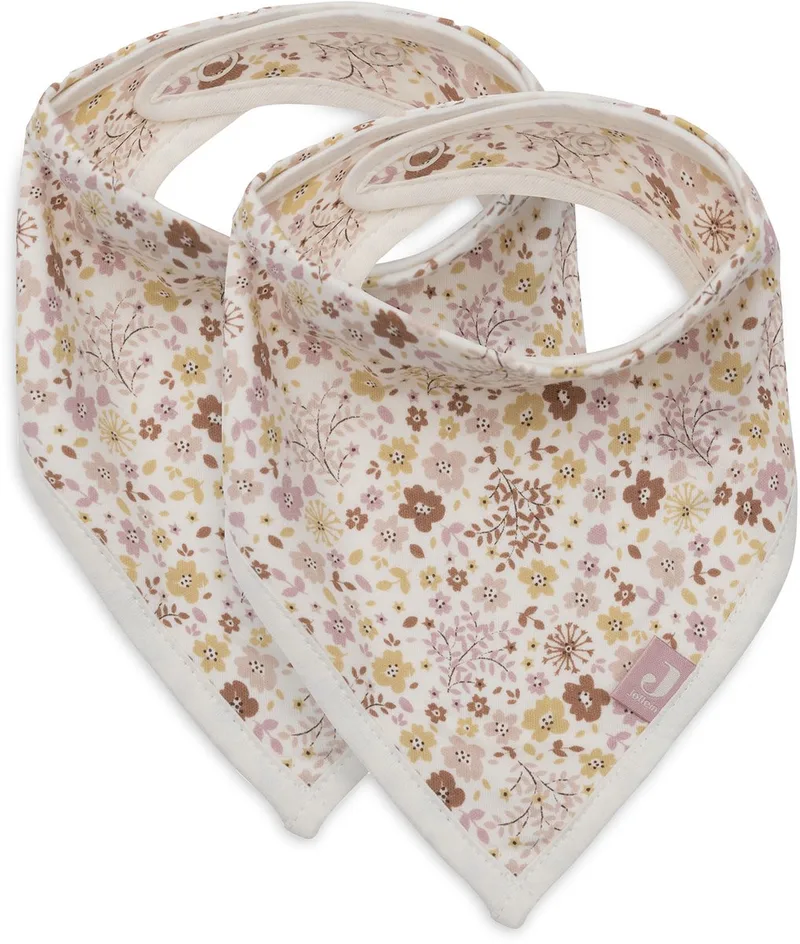 Slabbetjes Bandana - 2 Stuks - 25 cm by Jollein in Flower Fairies – product photo