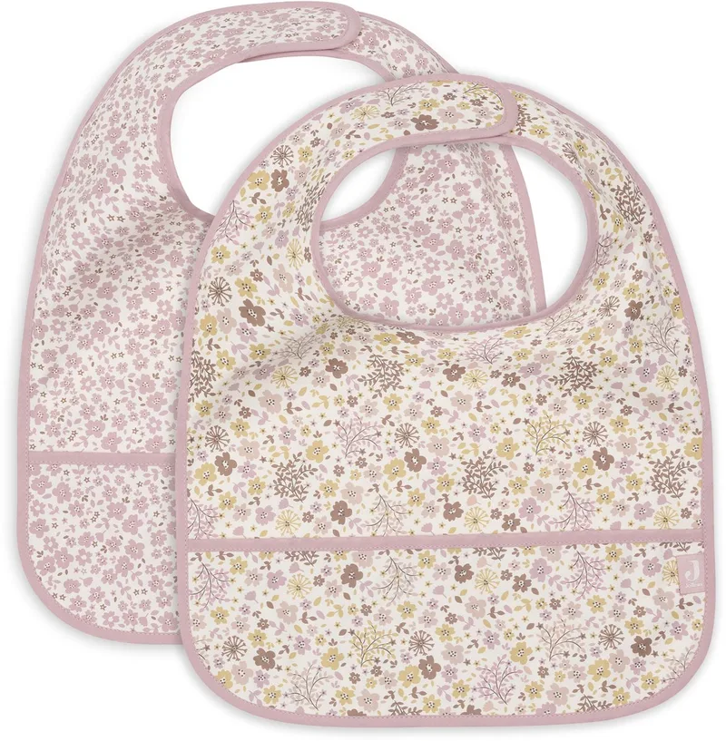 Slabbetjes Waterproof - 2 Stuks - 30 cm de Jollein en Flower Fairies – photo produit