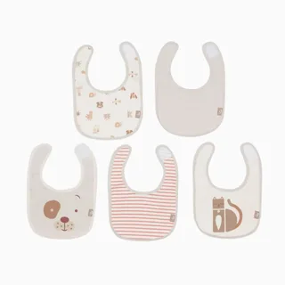 Slabbetjes Waterproof - 5 Stuks - 30 cm by Jollein in Animal Friends – product photo 2 of 4