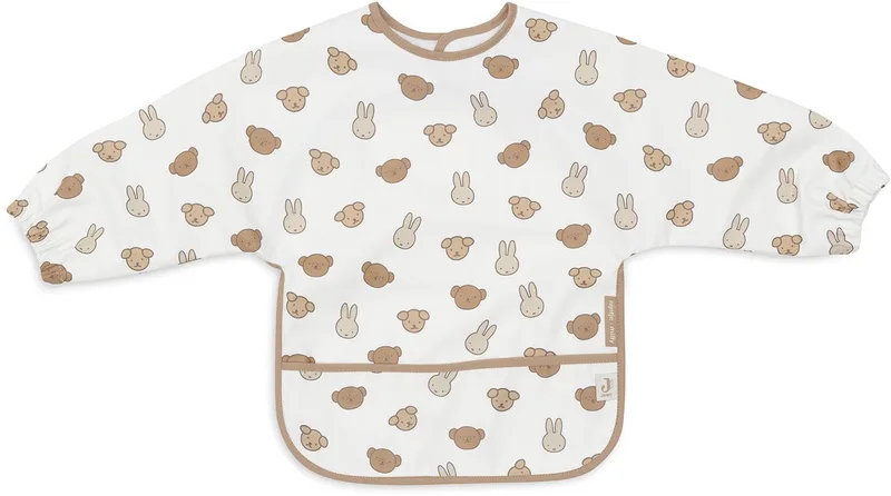 Slabbetjes Waterproof Met Mouw - 1 Stuk - 75 cm by Jollein in Miffy and Friends – product photo