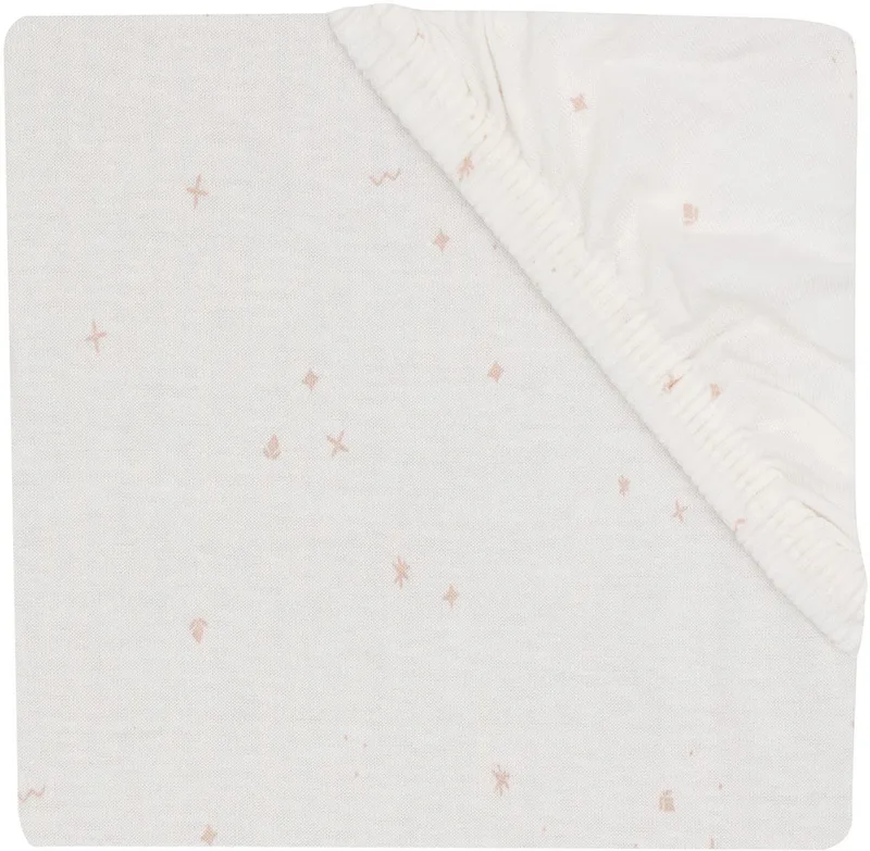 Twinkling Hoeslaken - 40/50 x 80/90 cm - Jersey - Wild Rose by Jollein in Green – product photo