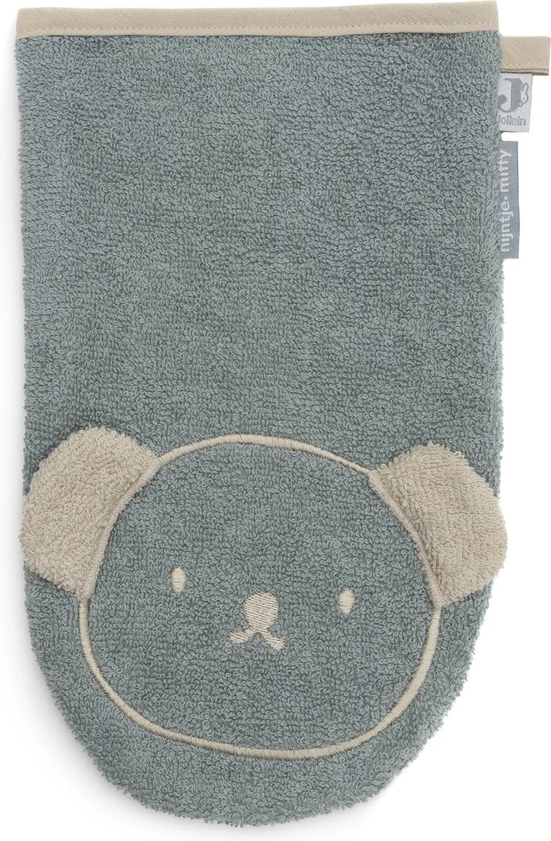 Washand Badstof Boris von Jollein in Terry Boris Sea Green – Produktfoto