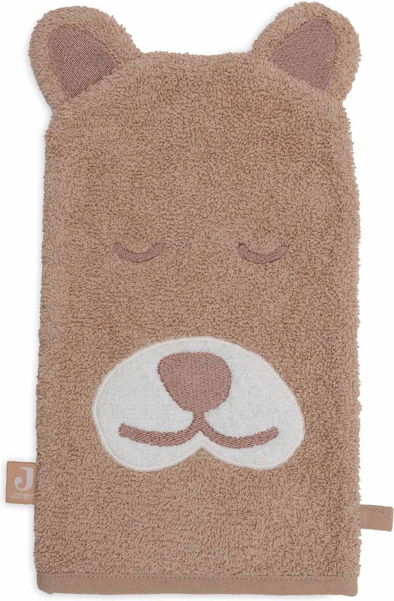 Washand Badstof Jungle Jambo Cheetah van Jollein in Jungle Jambo Terry Biscuit – productfoto