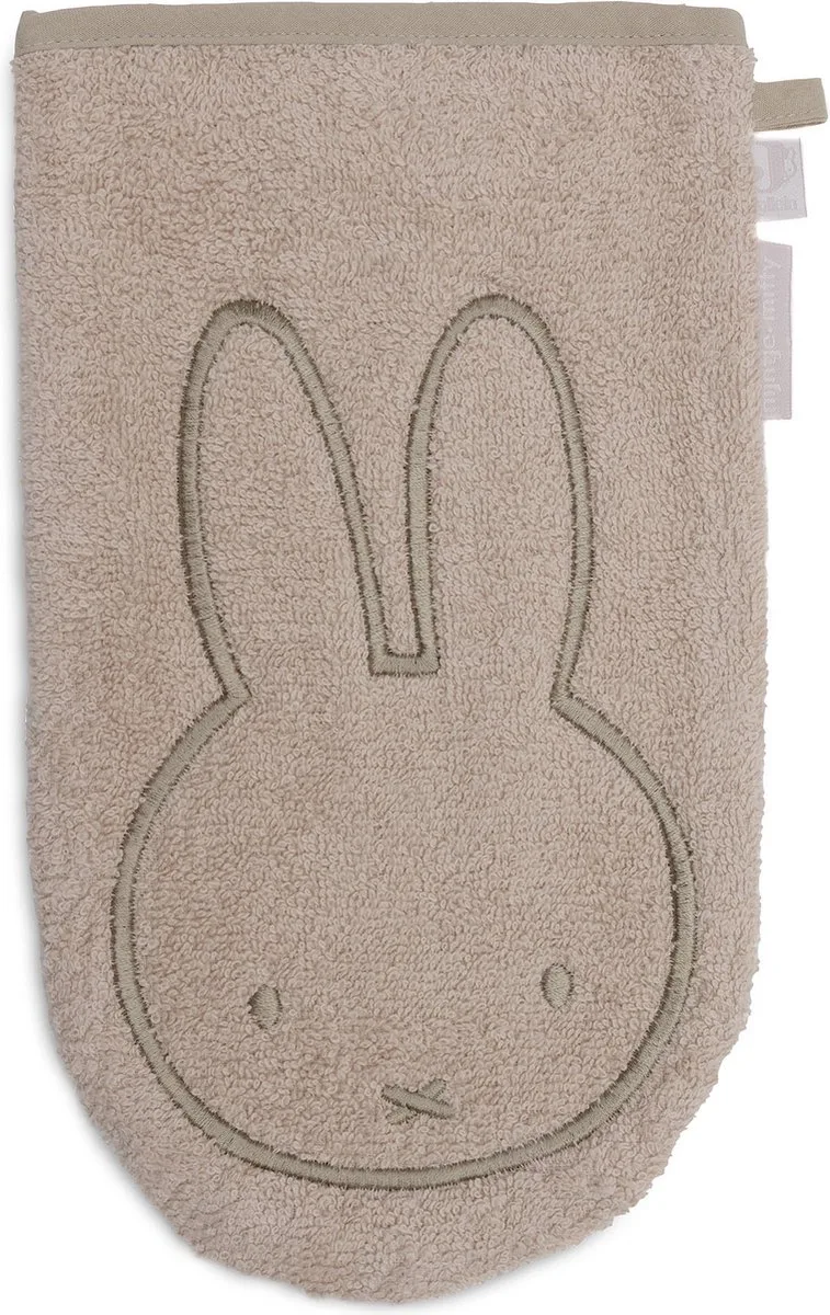 Washand Badstof Miffy van Jollein in Nougat – productfoto