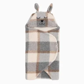 Wikkeldeken Bunny by Jollein in Check Boucle – product photo 2 of 5