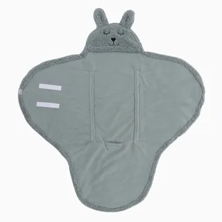 Wikkeldeken Bunny by Jollein in Sea Green – product photo 4 of 5