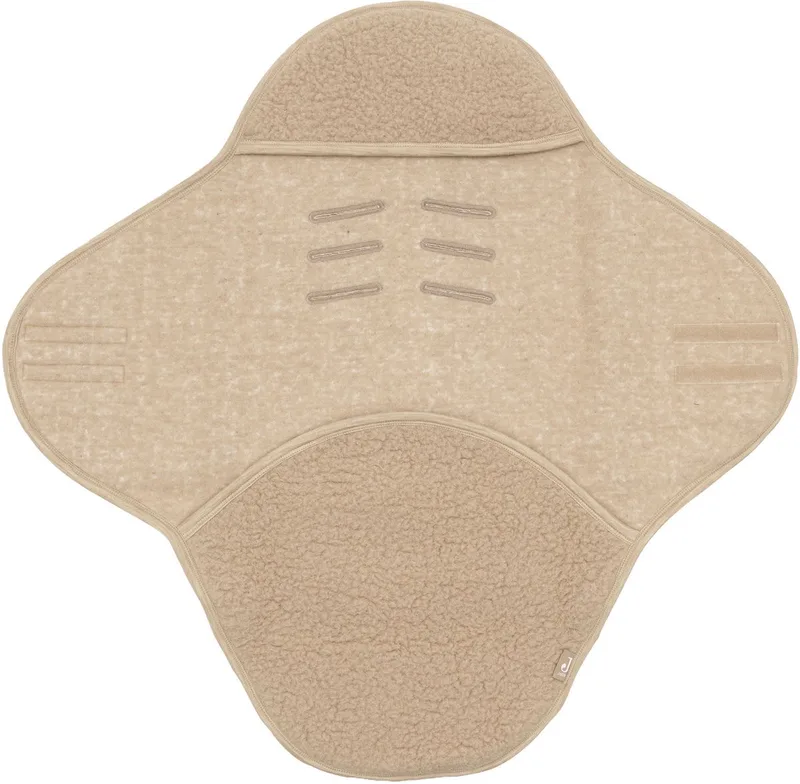 Wikkeldeken - Sherpa - Merino Wol - Natural by Jollein in Natural – product photo