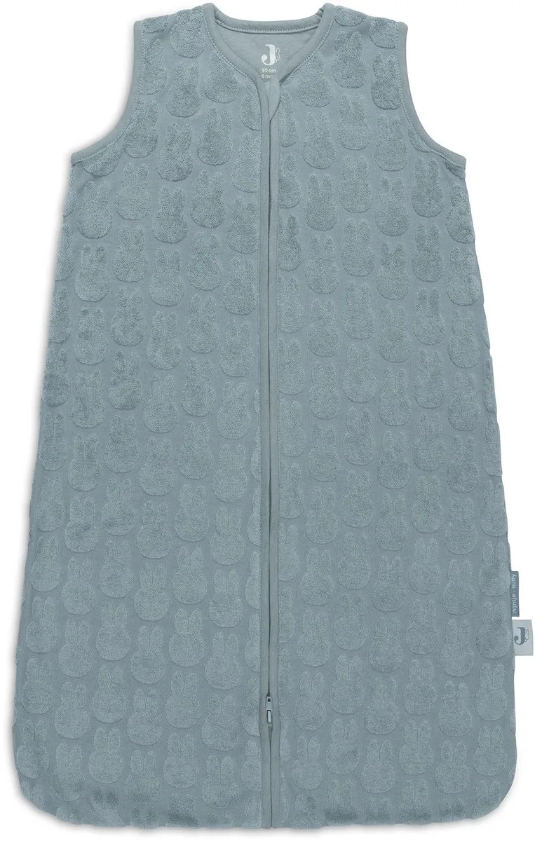 x Nijntje - Baby Slaapzak Zomer Jersey 90cm - Zomerslaapzak van Jollein in Miffy Jacquard Terry Sea Green – productfoto