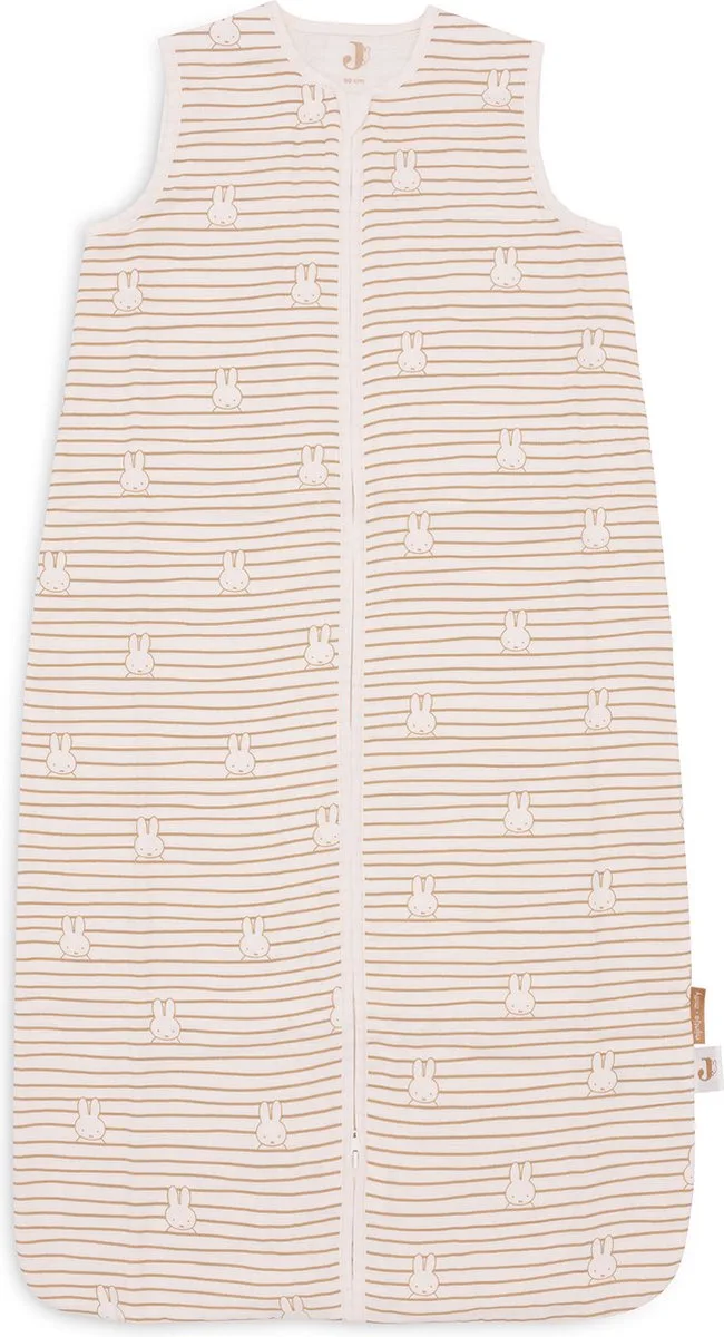 x Nijntje Baby Zomer Slaapzak Hydrofiel - 70cm - Miffy Stripe - Biscuit by Jollein in Miffy Stripe Biscuit – product photo