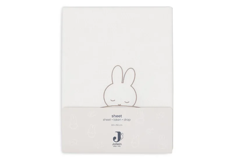 x Nijntje Laken Ledikant 120x150cm Sleepy Miffy - Funghi fra Jollein i Sleepy Miffy Funghi – produktbillede 4 af 4