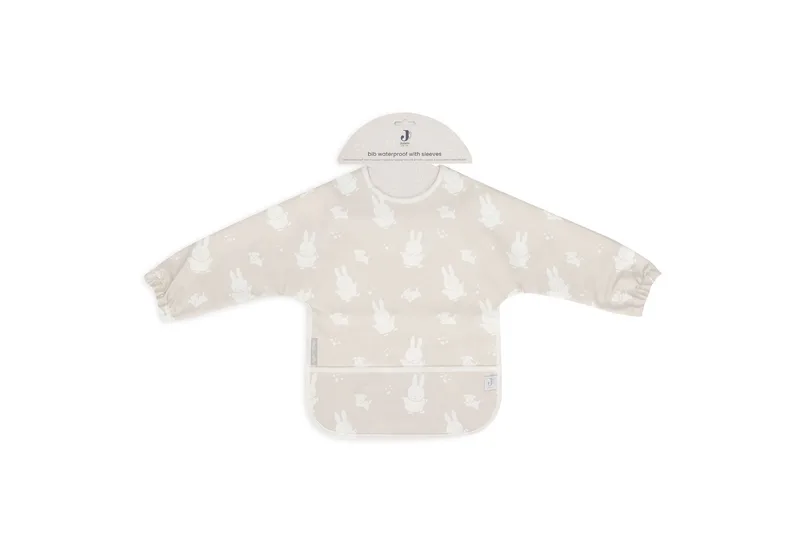 x Nijntje Slab Waterproof Met Mouw Miffy&Snuffy fra Jollein i Nougat – produktbillede 4 af 4