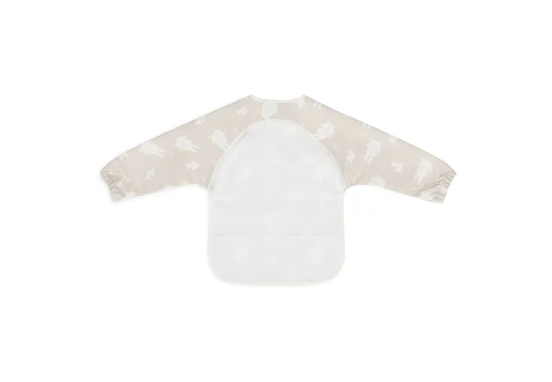 x Nijntje Slab Waterproof Met Mouw Miffy&Snuffy fra Jollein i Nougat – produktbillede 2 af 4