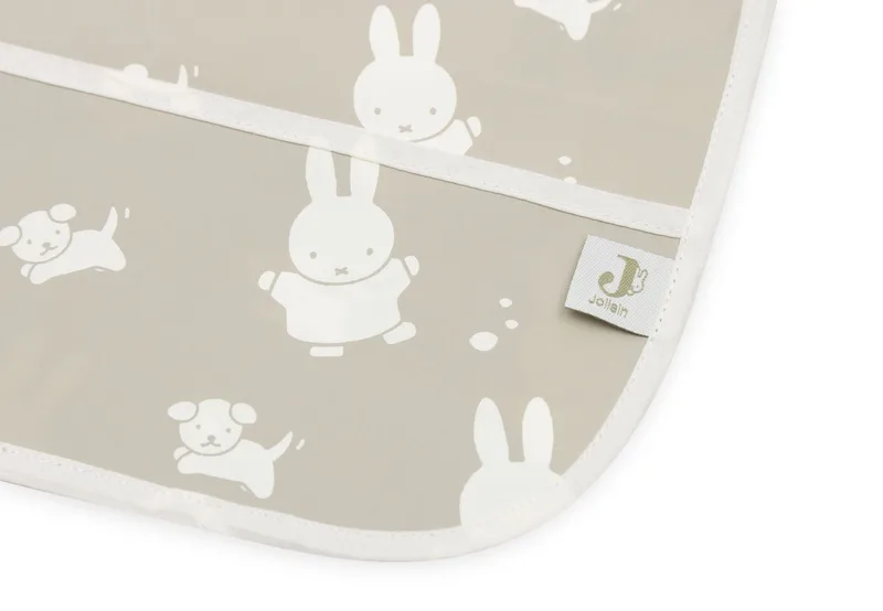 x Nijntje Slab Waterproof Met Mouw Miffy&Snuffy by Jollein in Olive green – product photo 2 of 4