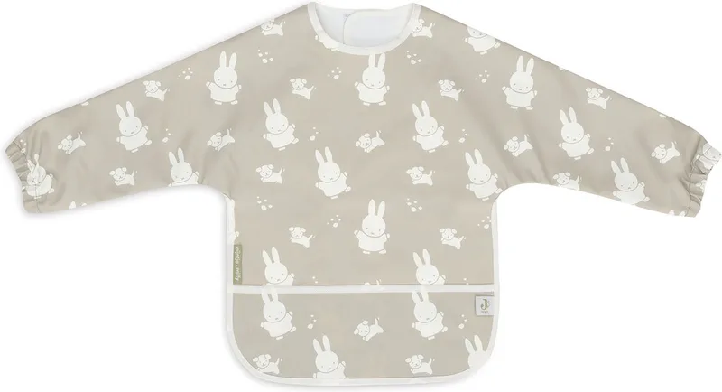 x Nijntje Slab Waterproof Met Mouw Miffy&Snuffy de Jollein en Olive green – photo produit