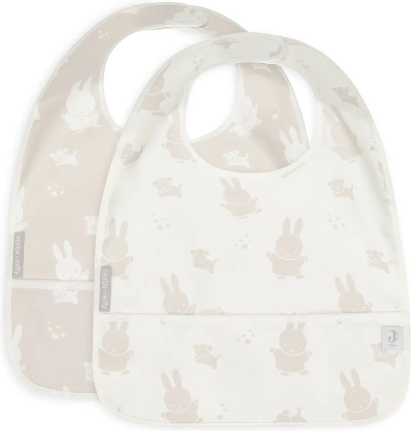 x Nijntje Slab Waterproof Miffy&Snuffy - 2 Stuks by Jollein in Nougat – product photo
