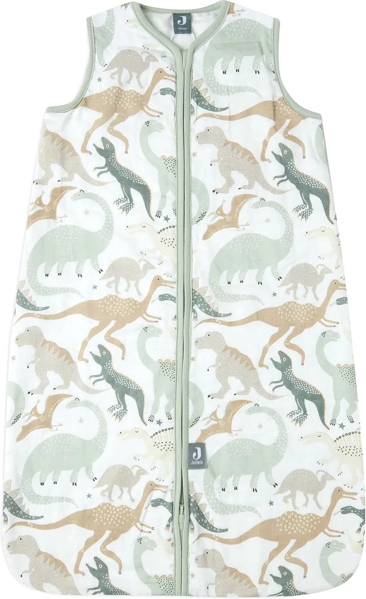 Zomerslaapzak Baby Hydrofiel 70cm de Jollein en Dino – photo produit