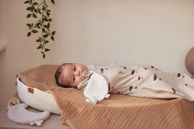 Zomerslaapzak Baby Newborn Cocoon Goose 0-3 maanden - Nougat by Jollein in Beige – product photo