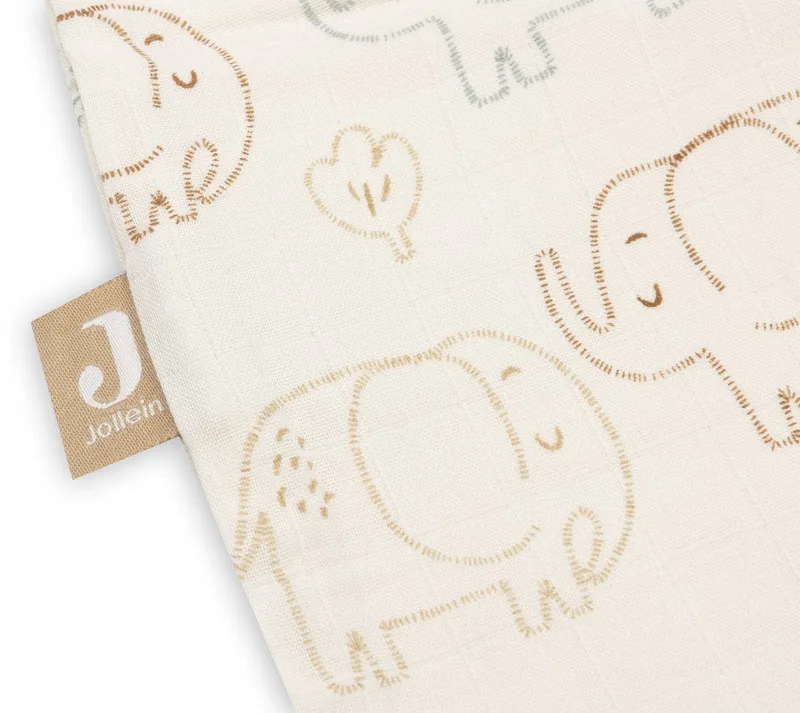 Zomerslaapzak Hydrofiel Elephant Tales - 90 cm by Jollein – product photo 3 of 3