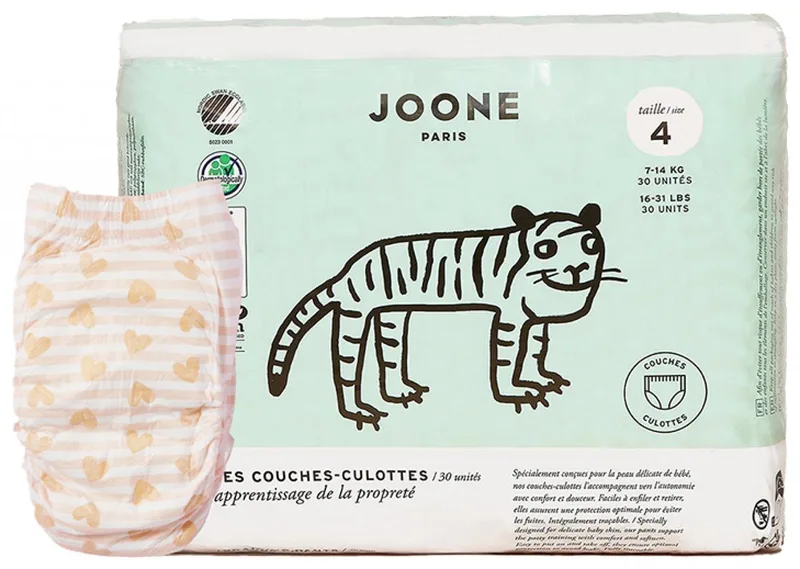 Luierbroekjes Maat 4 (7-14 kg) 30 Stuks (Kleur : Brigitte Rose) by Joone – product photo