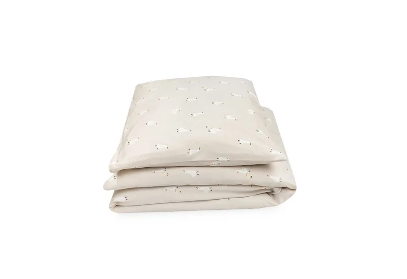 Babybettwäsche Jersey, mit Reißverschluss von Julius Zöllner in Beige – Produktfoto 2 von 4