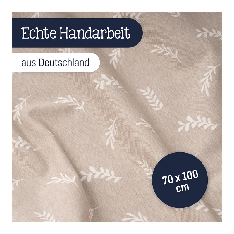 Babydecke Winter Jersey 70x100 cm de Julius Zöllner en Marron, 100 × 70 × 3 mm – photo produit 1 sur 3