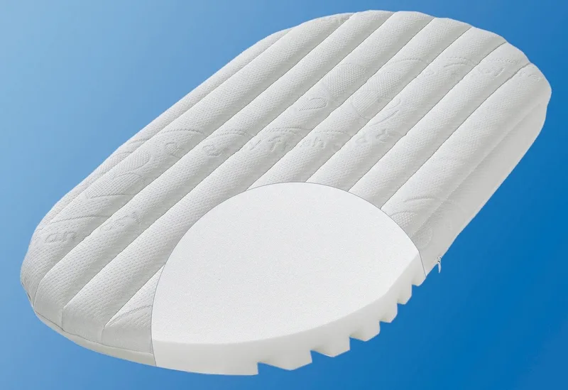 Babymatratze Climatix Plus, verschiedene Größen, Julius Zöllner, 5 cm hoch, Matratze für Stubenwagen, Allergiker geeignet (Hausstauballergiker) van Julius Zöllner – productfoto