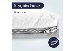 Babymatras Julius Zöllner oprolbare reisbedmatras Travelsoft Premium 60x120x5 van Julius Zöllner – productfoto 3 van 5