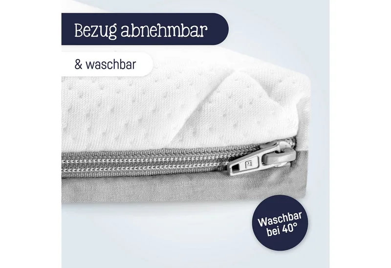 Babymatras Julius Zöllner oprolbare reisbedmatras Travelsoft Premium 60x120x5 van Julius Zöllner – productfoto 3 van 5