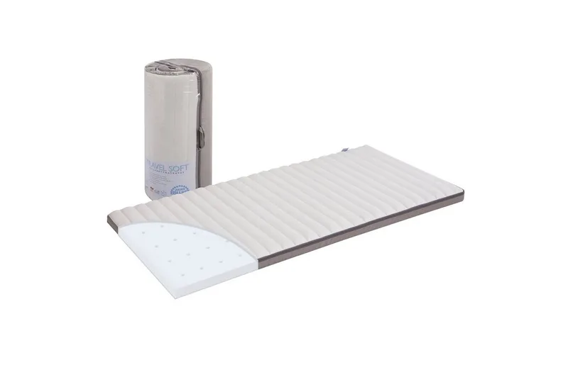 Babymatras Julius Zöllner oprolbare reisbedmatras Travelsoft Premium 60x120x5 van Julius Zöllner – productfoto 1 van 5
