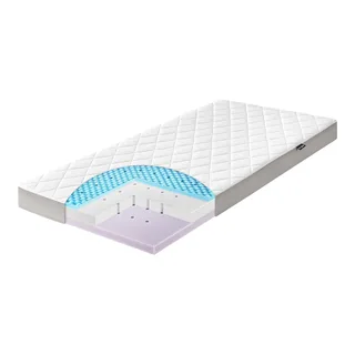 Bundle Matratze Dr. Lübbe Air Plus inkl. Molton-Matratzenauflage 70x140 cm van Julius Zöllner in Wit, 70 × 140 mm – productfoto 1 van 2