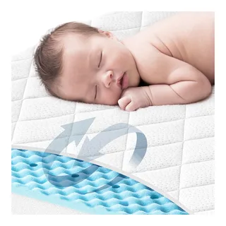 Bundle Matratze Dr. Lübbe Air Plus inkl. Molton-Matratzenauflage 70x140 cm van Julius Zöllner in Wit, 70 × 140 mm – productfoto 2 van 2