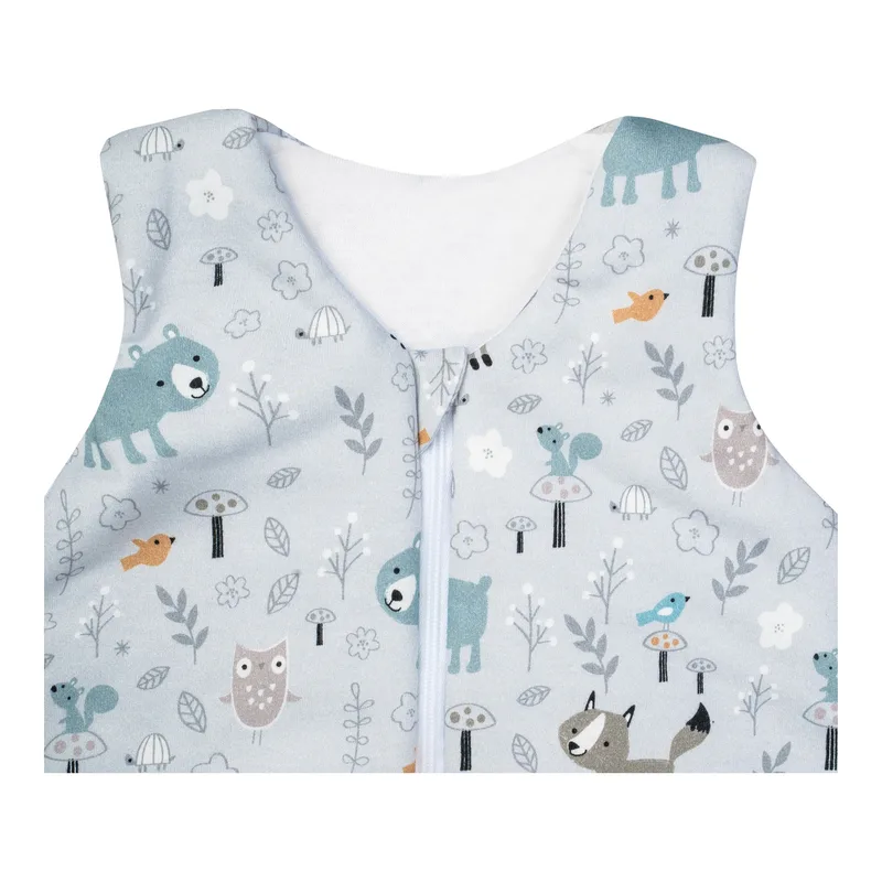 Ganzjahres-Sleepoverall Jersey 2.5 TOG van Julius Zöllner in Grijs – productfoto 1 van 2