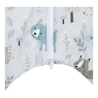 Ganzjahres-Sleepoverall Jersey 2.5 TOG van Julius Zöllner in Grijs – productfoto 2 van 2